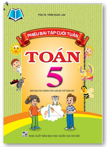 Sách - Phiếu Bài Tập Cuối Tuần Toán 5 - Cánh Diều