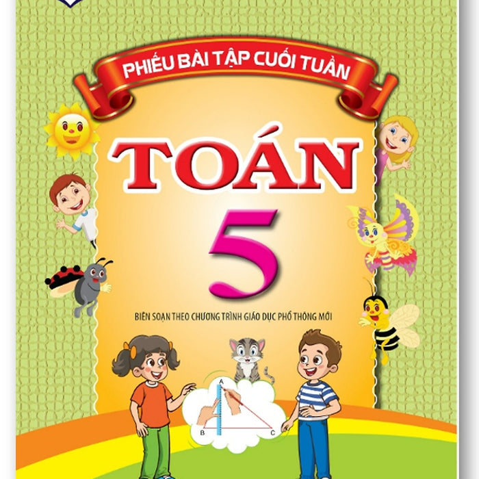 Sách - Phiếu Bài Tập Cuối Tuần Toán 5 - Cánh Diều