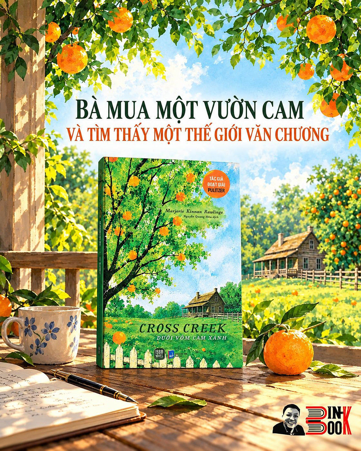 Cross Creek - Dưới Vòm Cam Xanh - Marjorie Kinnan Rawlings - Nguyễn Quang Huy Dịch – 1980 Books – Nxb Dân Trí