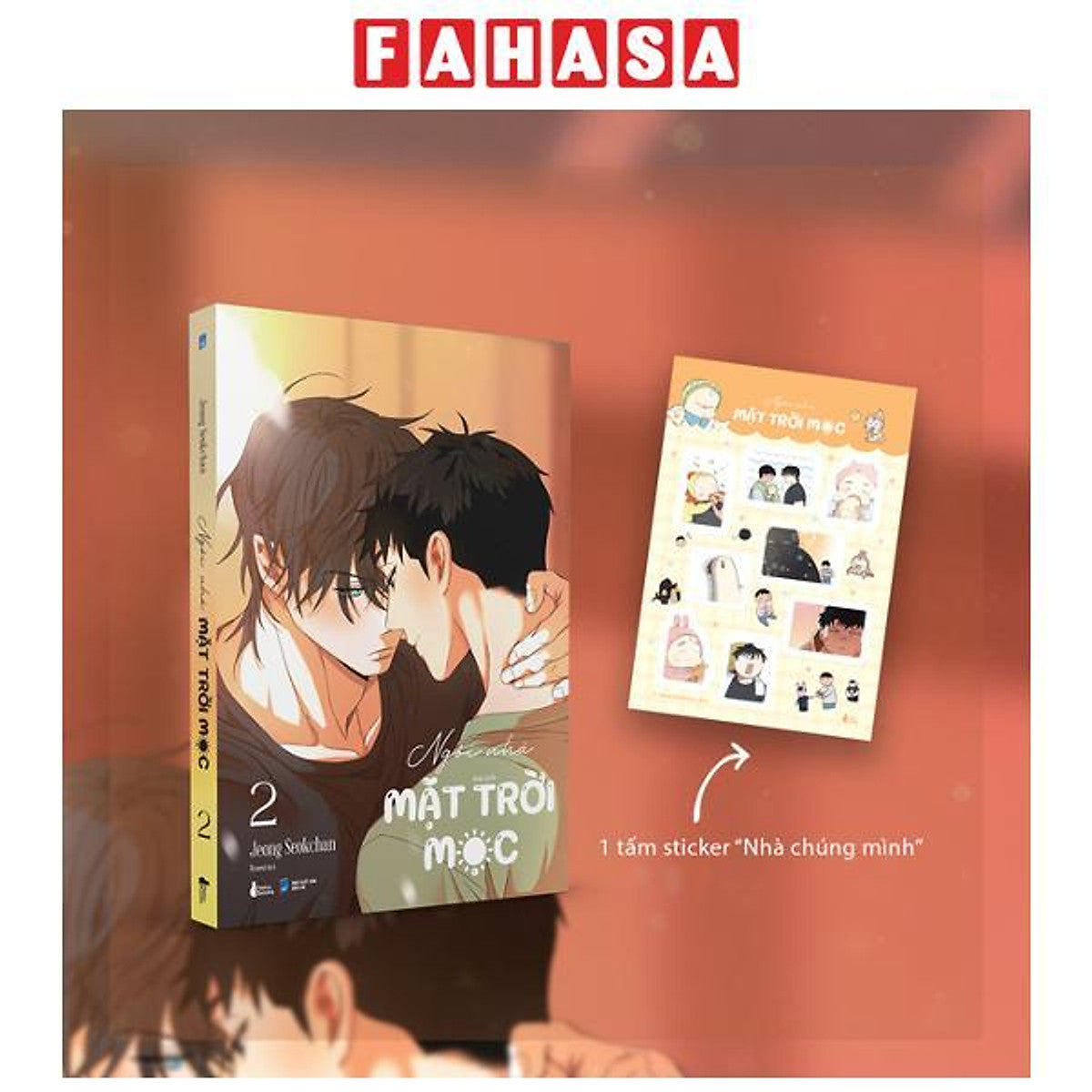 Sách - Ngôi Nhà Mặt Trời Mọc - Tập 2 - Tặng Kèm Tấm Sticker “Nhà Chúng Mình”