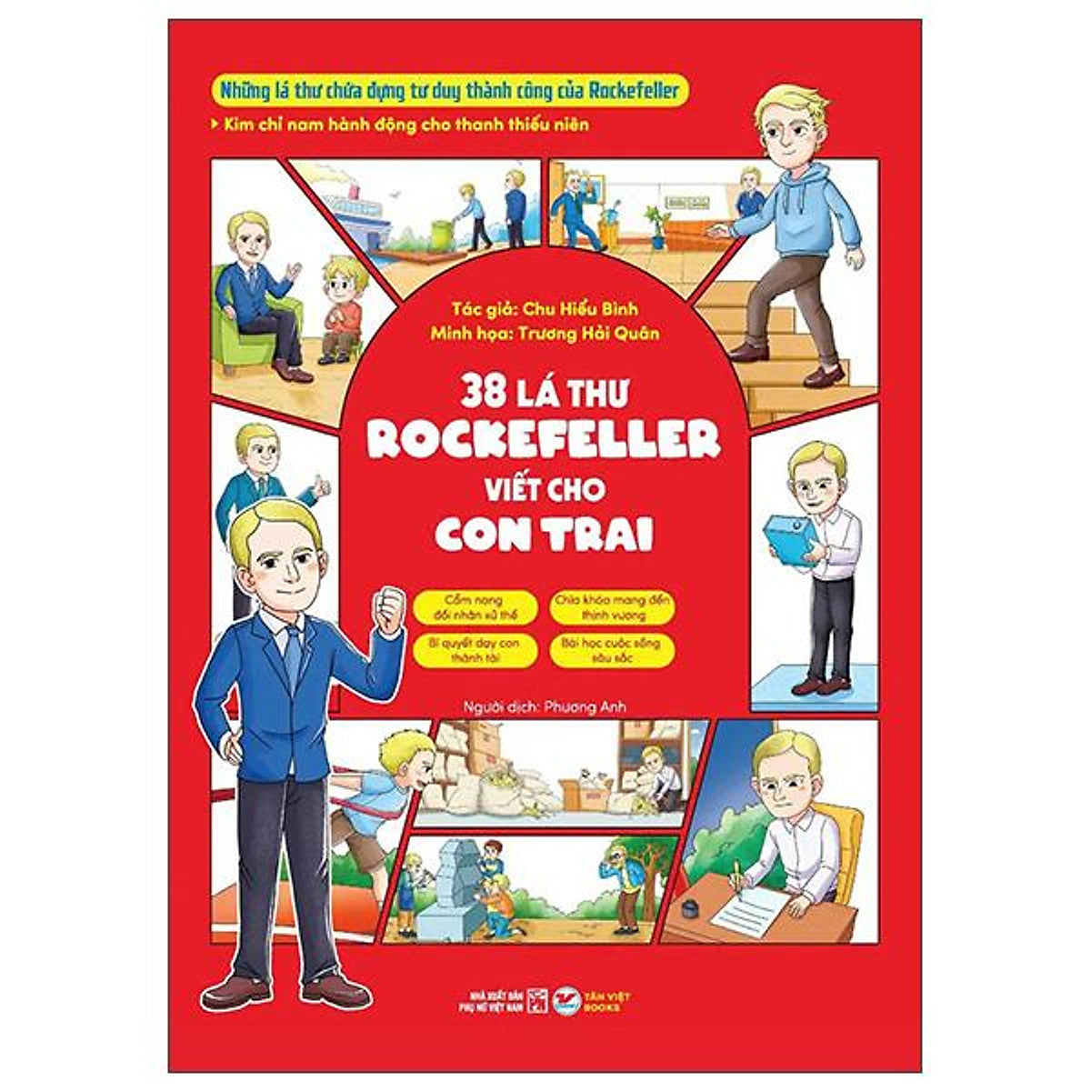 Sách - Kim Chỉ Nam Hành Động Cho Thanh Thiếu Niên - 38 Lá Thư Rockeffeller Viết Cho Con Trai