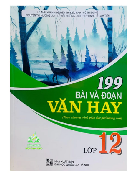 Sách - 199 Bài Và Đoạn Văn Hay Lớp 12 (Biên Soạn Theo Chương Trình Gdpt Mới) #Huongbook