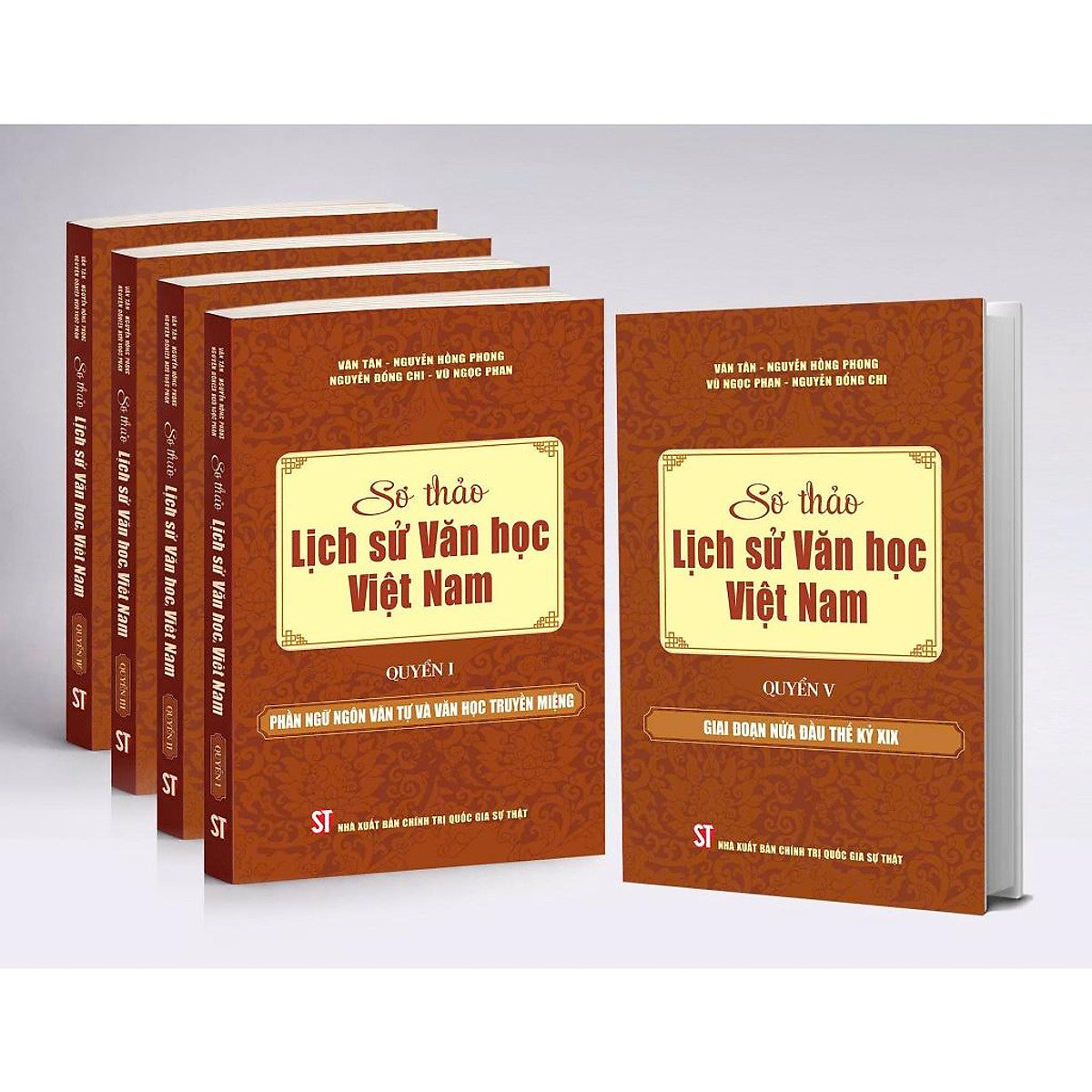 Sách - Sơ Thảo Lịch Sử Văn Học Việt Nam (Bộ 5 Tập)