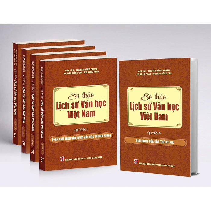 Sách - Sơ Thảo Lịch Sử Văn Học Việt Nam (Bộ 5 Tập)