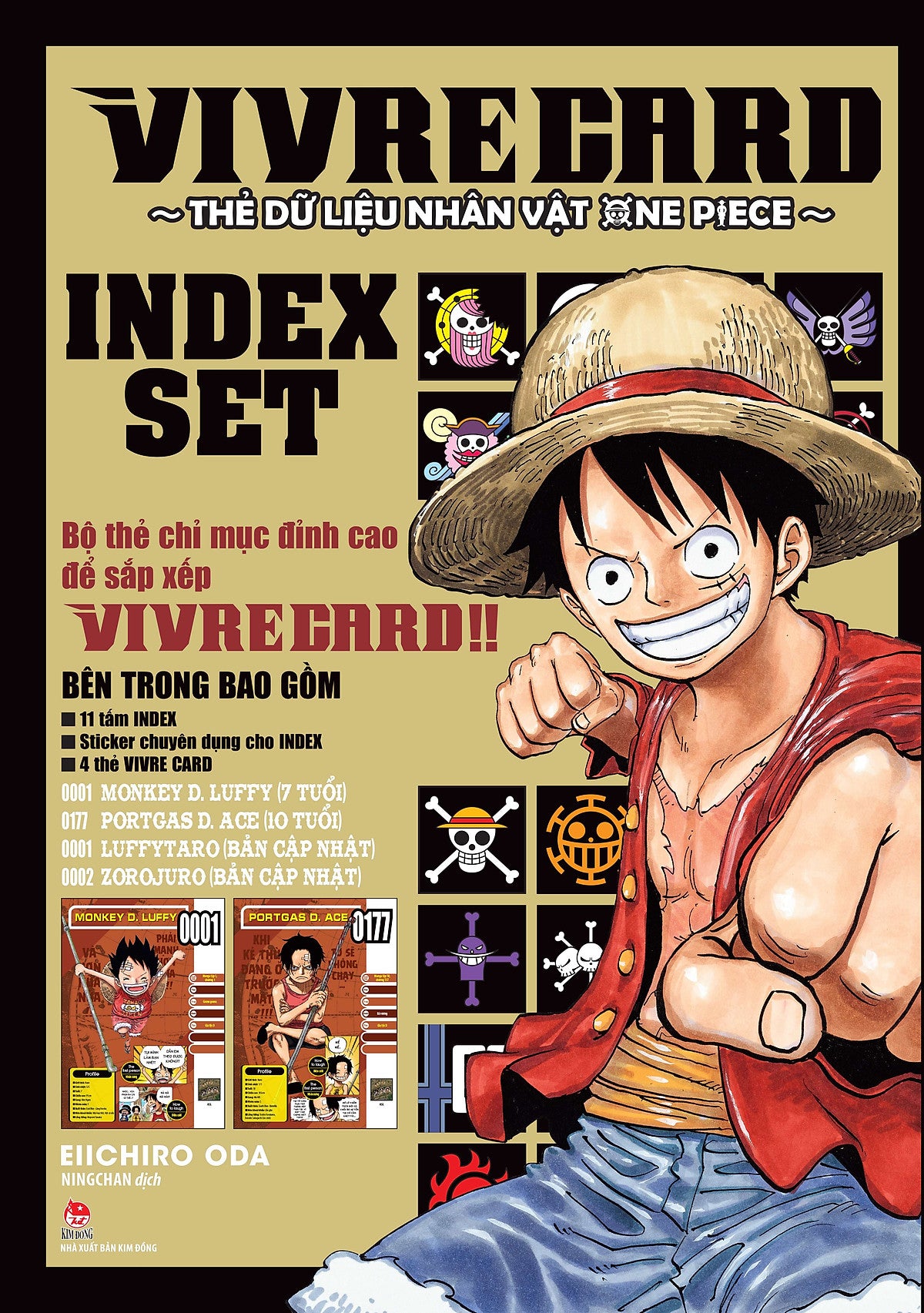 Vivre Card - Thẻ Dữ Liệu Nhân Vật One Piece Index Set 