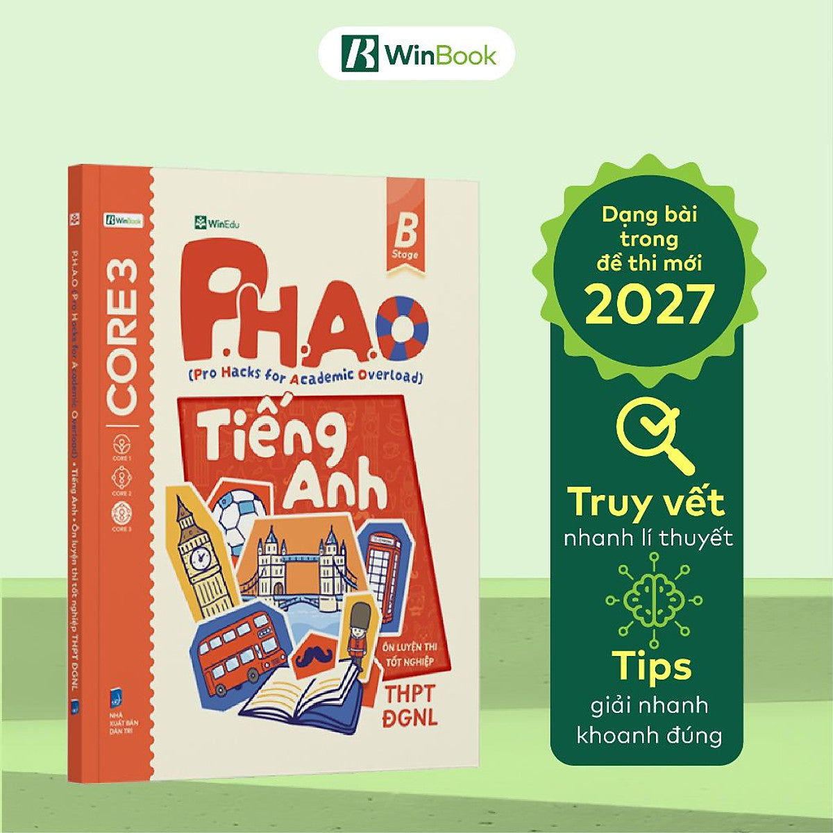 P.H.A.O Tiếng Anh - Ôn Luyện Thi Tốt Nghiệp Thpt, Đgnl - Bản Quyền