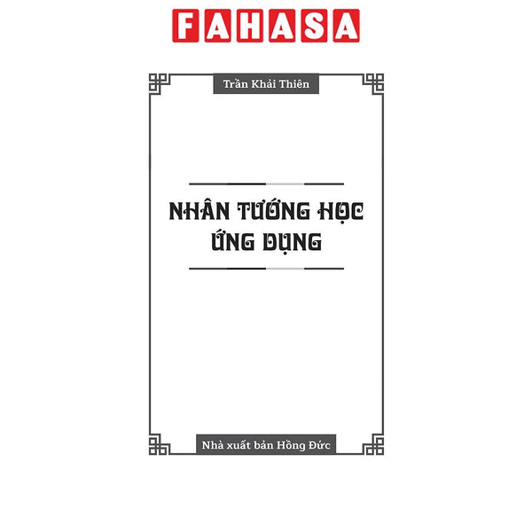 Sách - Nhân Tướng Học Ứng Dụng