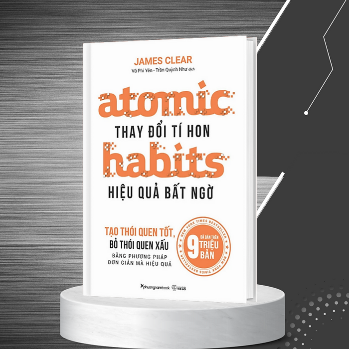 Sách Atomic Habits - Thay Đổi Tí Hon, Hiệu Quả Bất Ngờ ( Những Thay Đổi Nhỏ Tạo Nên Thành Công Lớn)