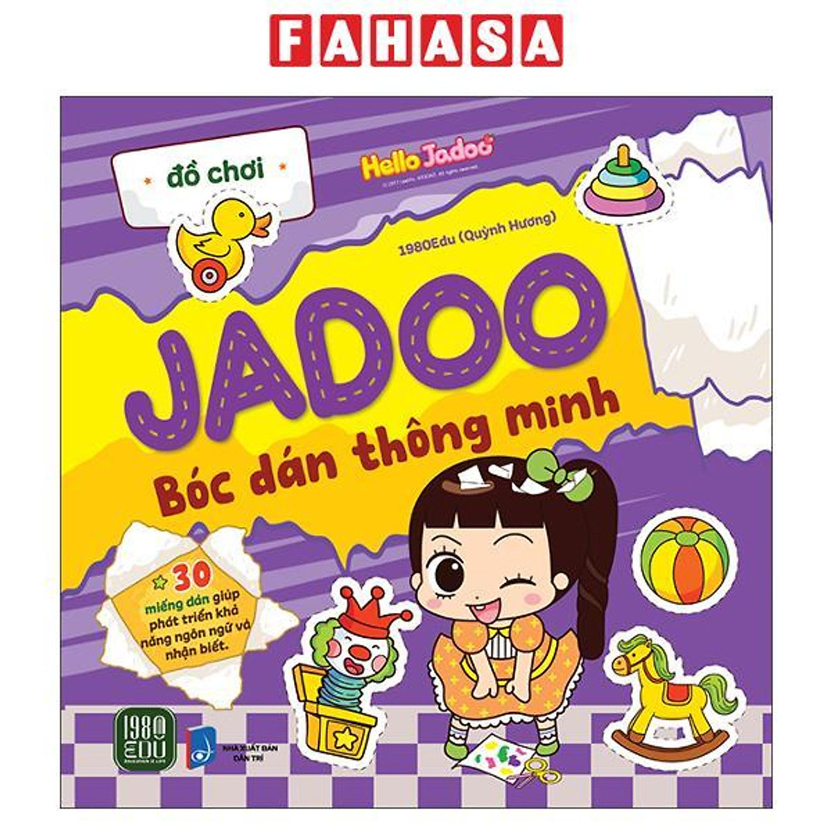 Sách - Jadoo Bóc Dán Thông Minh - Đồ Chơi