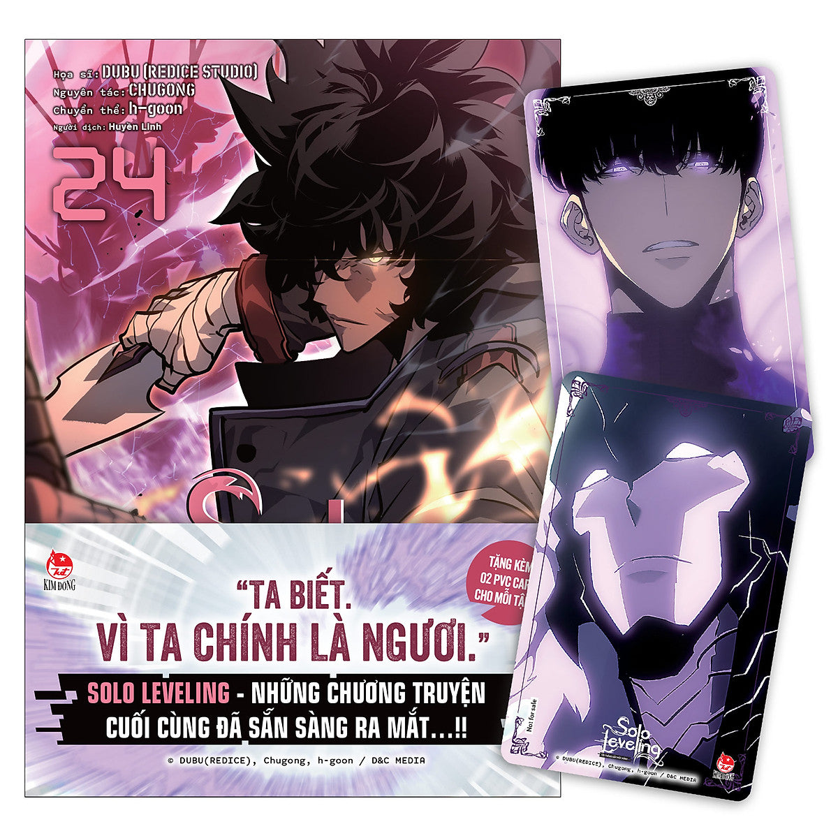 Sách Solo Leveling - Tôi Thăng Cấp Một Mình - Tập 24 [Tặng Kèm 02 Card Pvc]