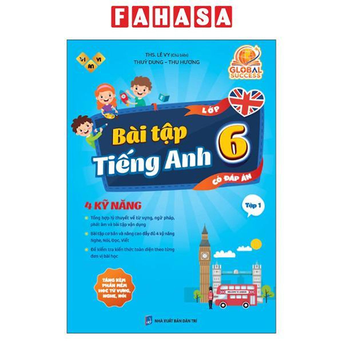 Sách - Global Success - Bài Tập Tiếng Anh 6 - 4 Kỹ Năng - Tập 1 (Có Đáp Án) (Tái Bản 2026)