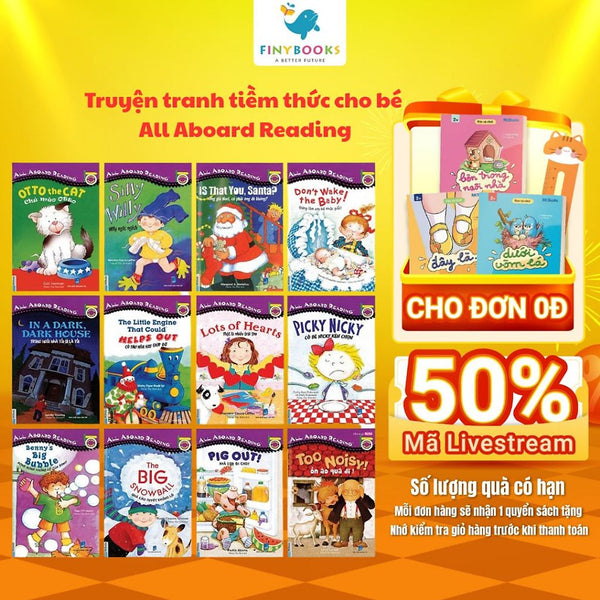 Bộ Sách Truyện Tranh Tiềm Thức Cho Bé 2-7 Tuổi – All Aboard Reading (Bản Tiếng Việt) - Mcbooks