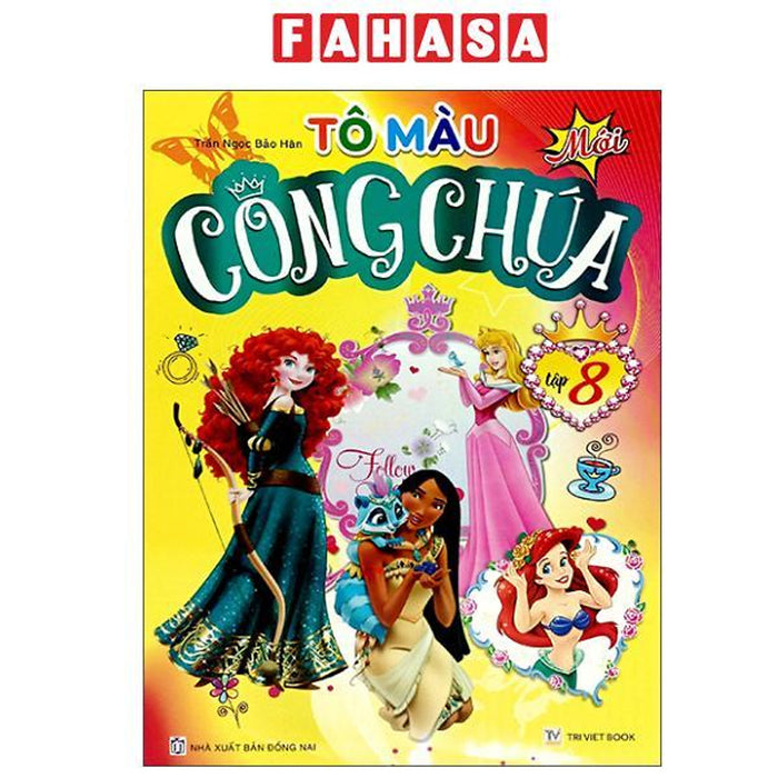Sách - Tô Màu Công Chúa - Tập 8