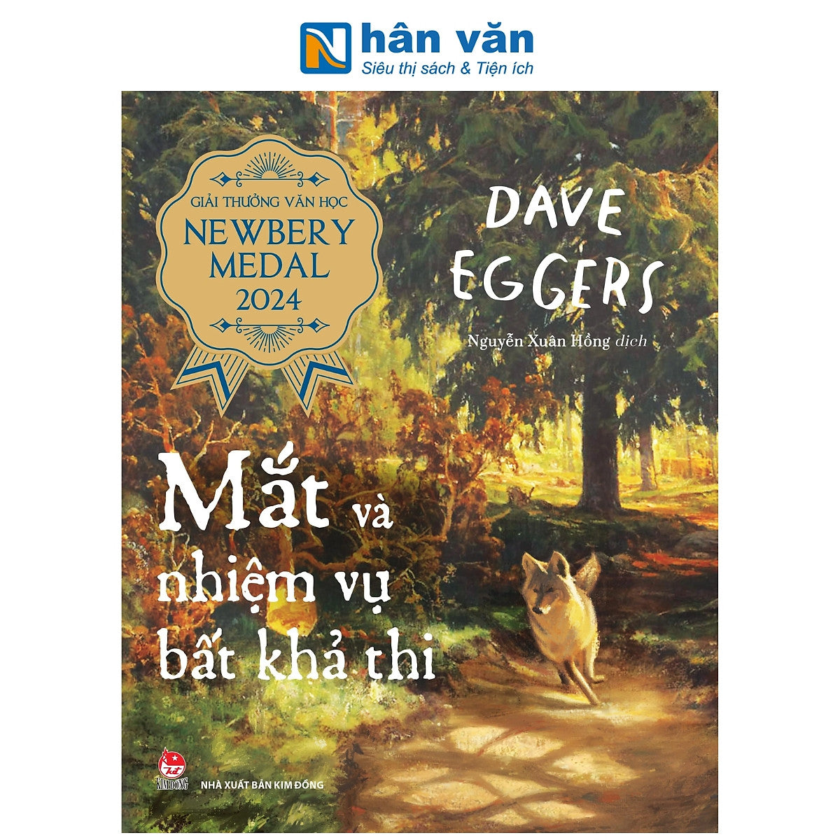 Sách - Giải Thưởng Văn Học Newbery Medal 2024 - Mắt Và Nhiệm Vụ Bất Khả Thi -Dave Eggers, Shawn Harris