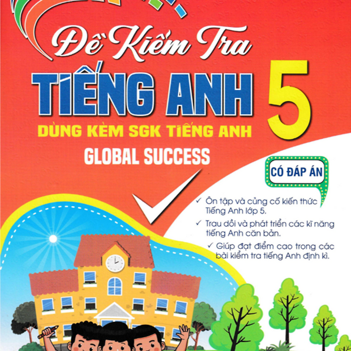 Sách-Đề Kiểm Tra Tiếng Anh 5 - Có Đáp Án