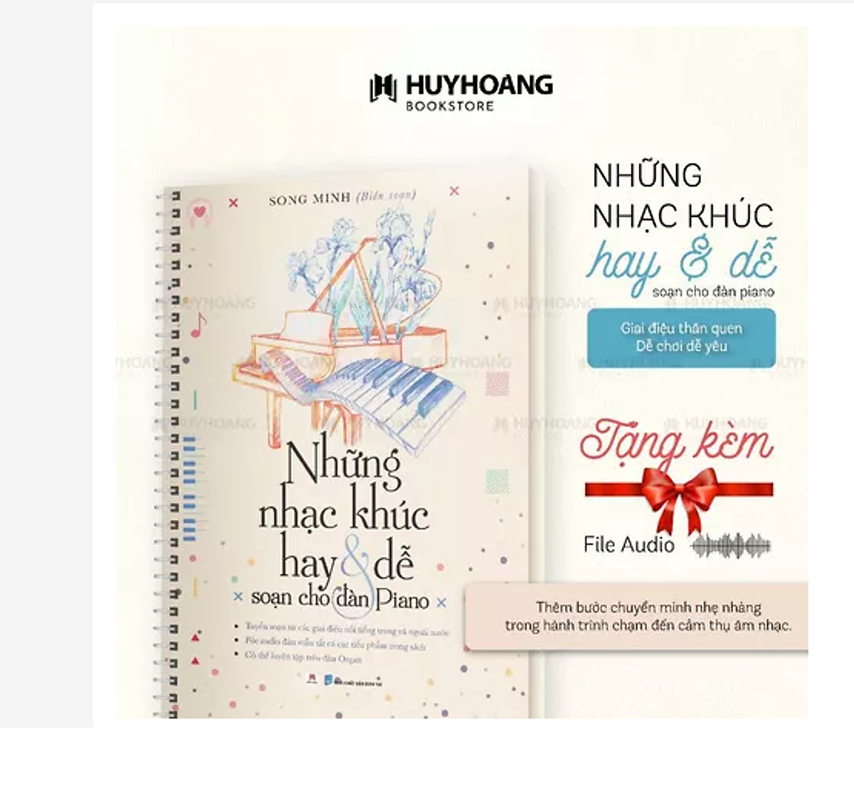 Sách Những Nhạc Khúc Hay & Dễ Soạn Cho Đàn Piano Tái Bản