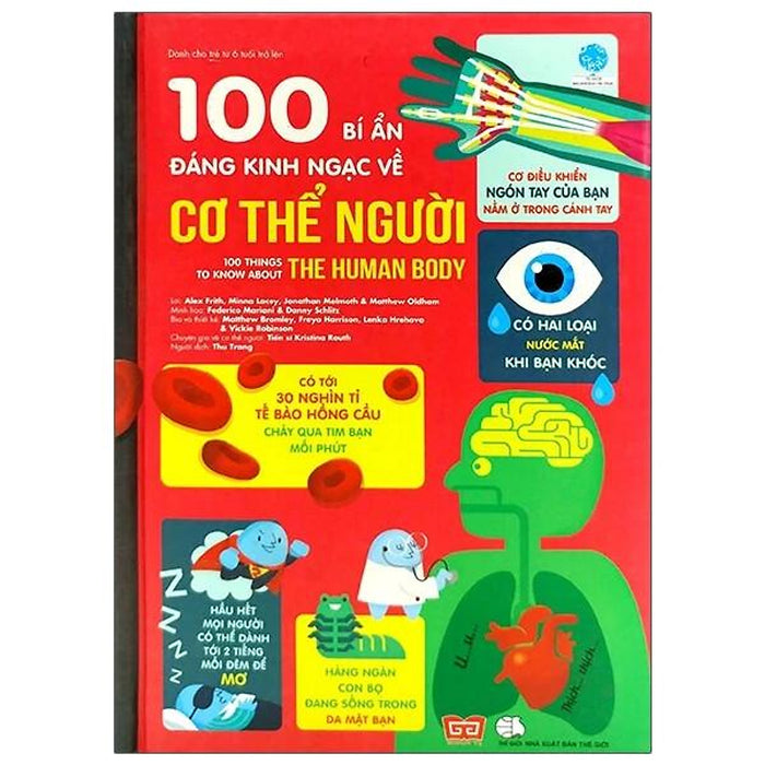 Sách 100 Bí Mật Kinh Ngạc - 100 Bí Ẩn Đáng Kinh Ngạc Về Cơ Thể Người