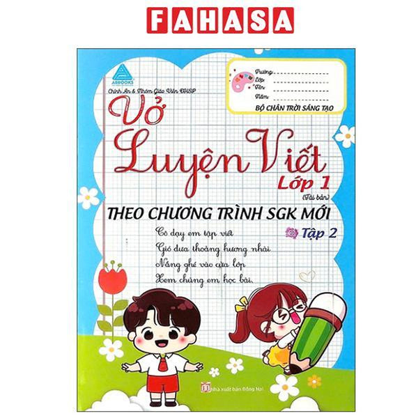 Sách - Vở Luyện Viết Lớp 1 - Tập 2 (Chân Trời) (Tái Bản 2025)