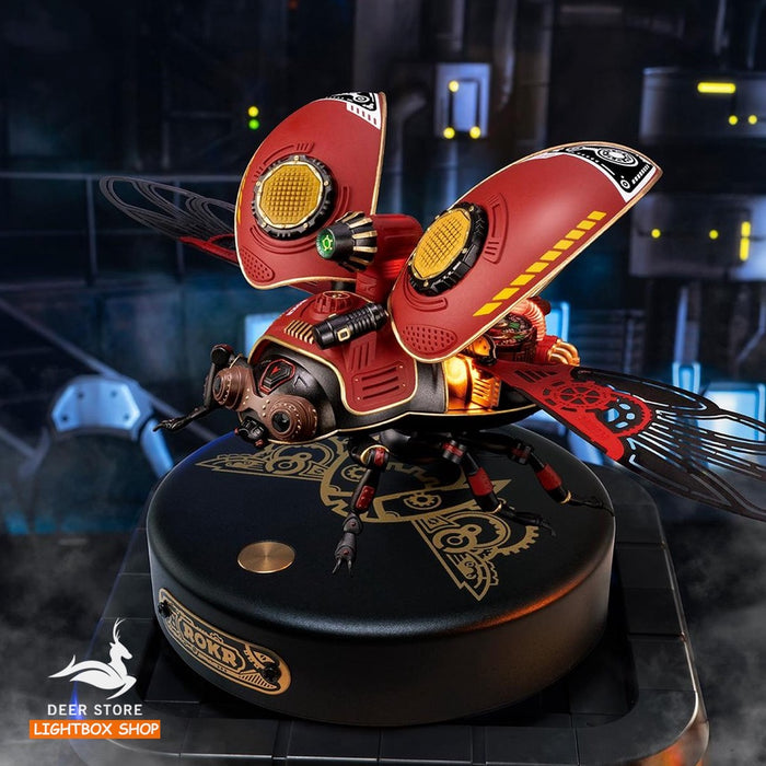 Mô Hình 3D Tự Lắp Ráp ROBOTIME ROKR Bọ Cánh Cứng Scout Beetle Model DIY 3D Puzzle MI02 Có đèn Led