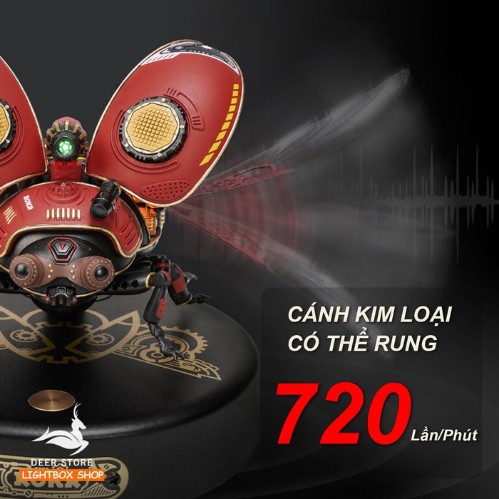 Mô Hình 3D Tự Lắp Ráp ROBOTIME ROKR Bọ Cánh Cứng Scout Beetle Model DIY 3D Puzzle MI02 Có đèn Led