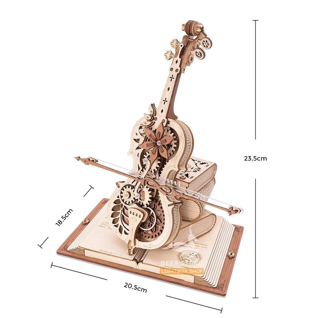 [Bản Tiếng Anh] Hộp nhạc mô hình tự lắp ráp Music Box Robotime | ROKR AMK41 - AMK62 - AMK63
