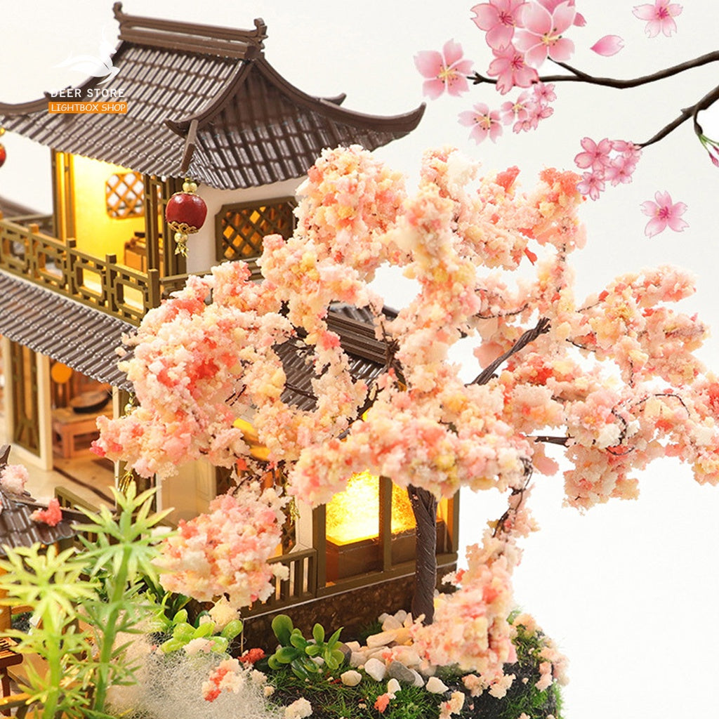 Nhà búp bê tự làm Xứ sở thần tiên diy bằng gỗ. Tặng MICA BẢO VỆ, KEO DÁN, DỤNG CỤ VÀ NHẠC. Mô hình Nhà Gỗ 3d PC2203