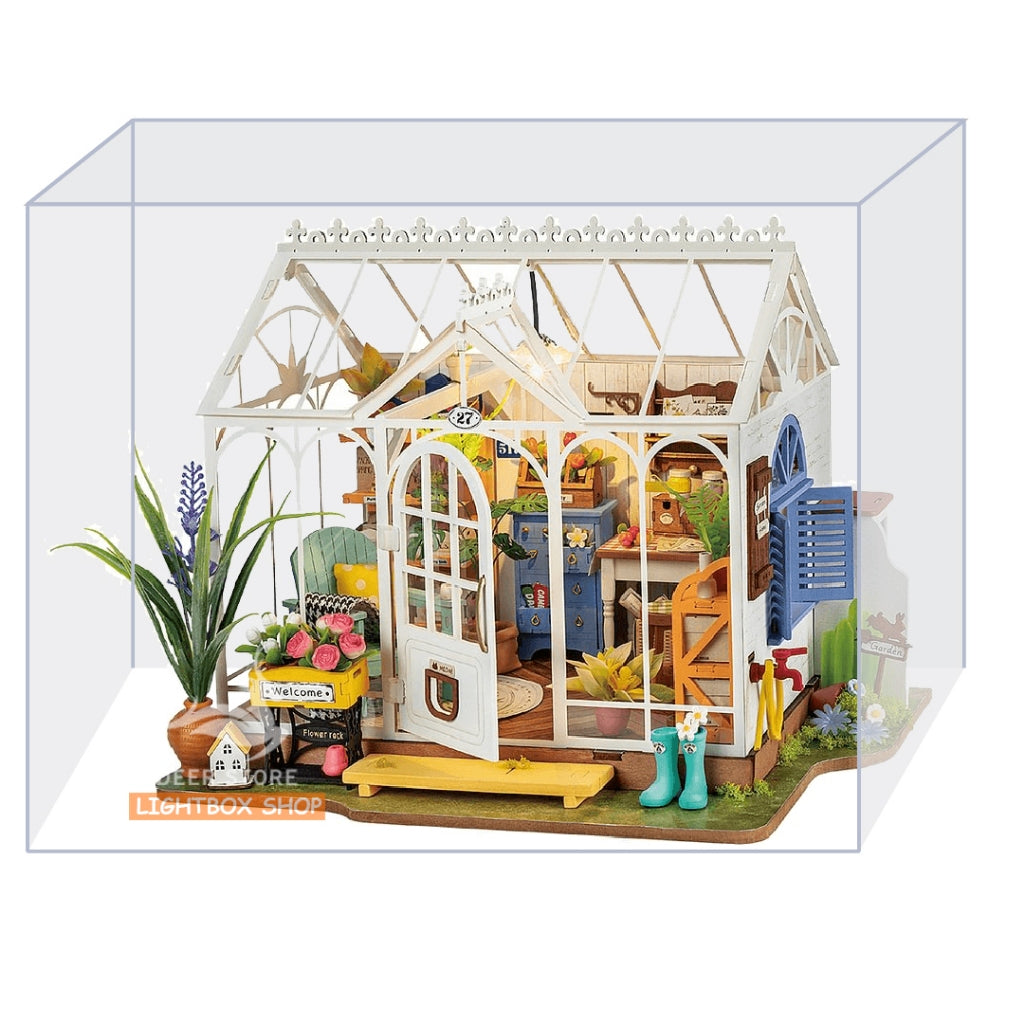 Nhà búp bê Robotime bằng gỗ tự lắp ráp Rolife Dreamy Garden House DIY DG163. Mô hình nhà gỗ 3d. Quà tặng ý nghĩa