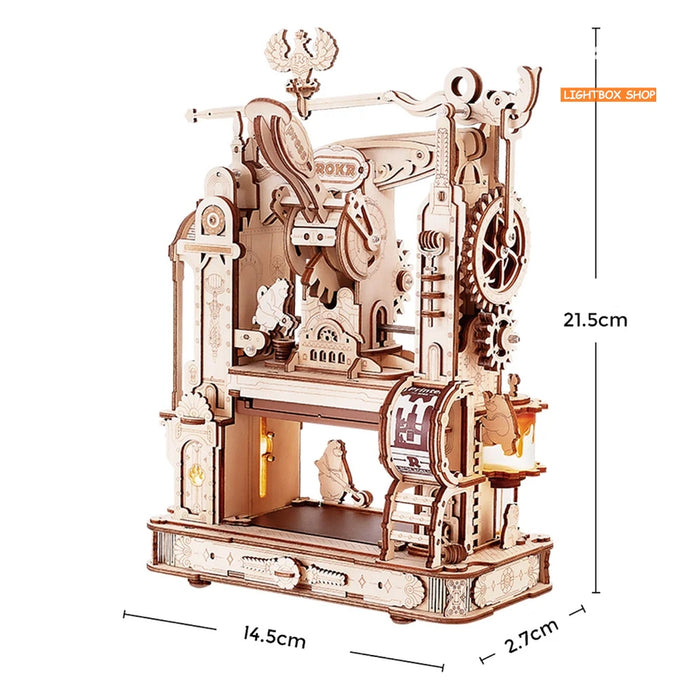 Mô hình Máy in cổ điển bằng gỗ 3d Robotime ROKR Classic Printing Press 3D Wooden Puzzle LK602. Tạo sổ lưu niệm DIY