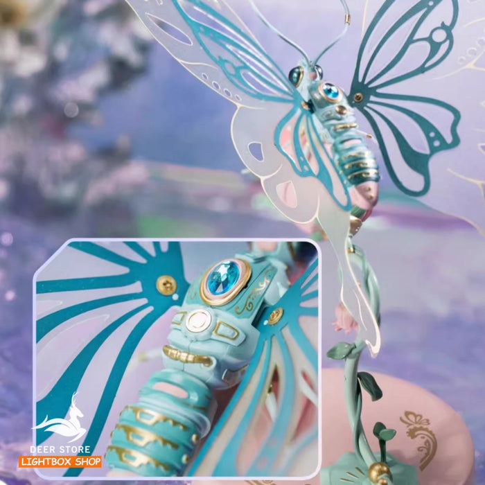 Mô hình Butterfly tự lắp ráp của Robotime. ROKR Mechanical Butterfly DIY 3D Puzzle MI05. Quà tặng bạn gái ý nghĩa