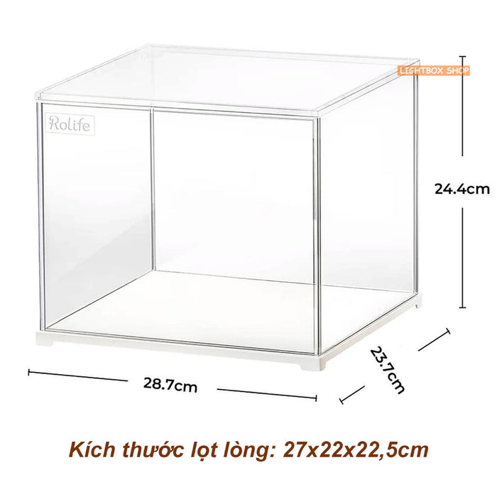 Khung che bụi dành cho tất cả nhà búp bê của Robotime. Hộp trưng bày Rolife Display Box DF03L