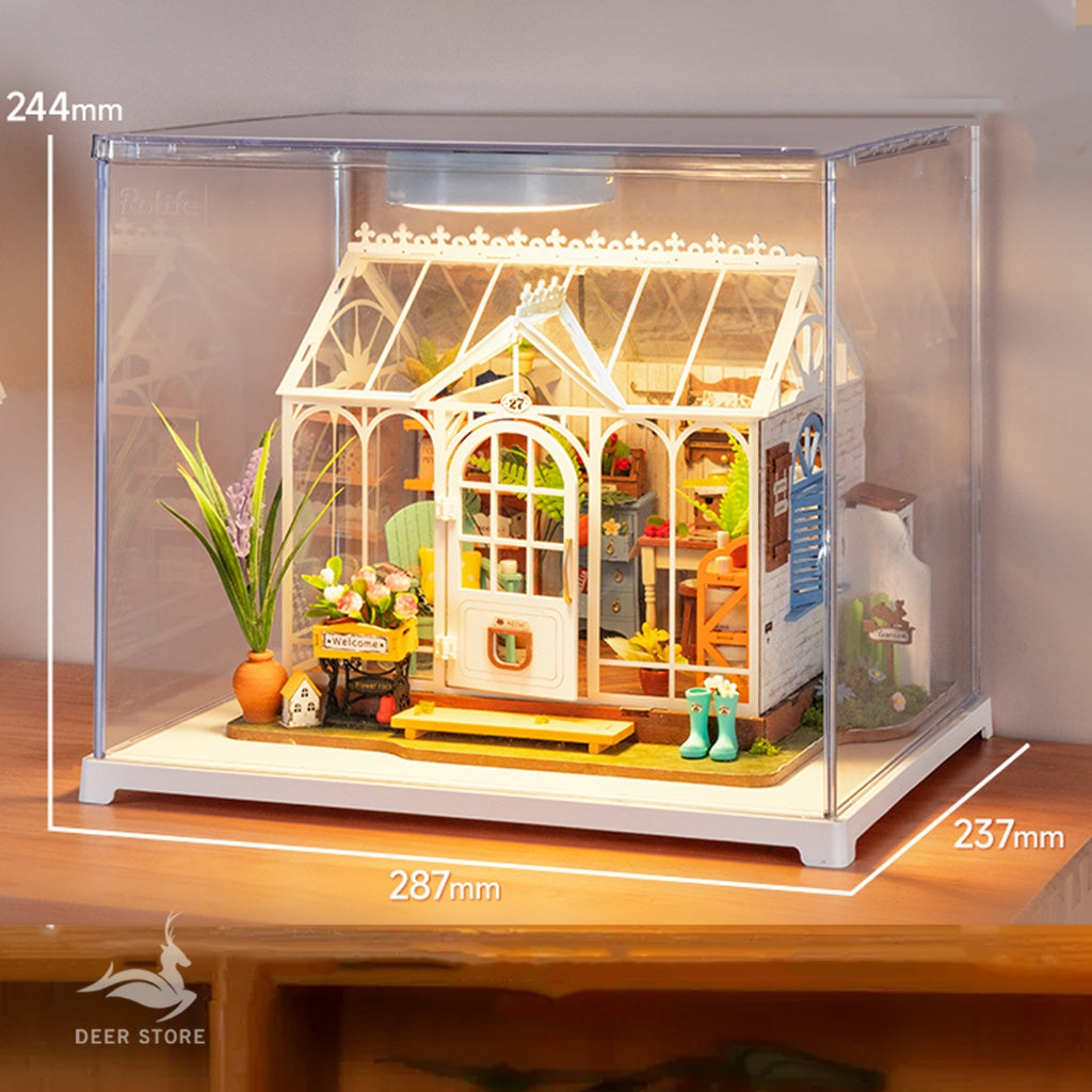 Nhà búp bê Robotime bằng gỗ tự lắp ráp Rolife Dreamy Garden House DIY DG163. Mô hình nhà gỗ 3d. Quà tặng ý nghĩa