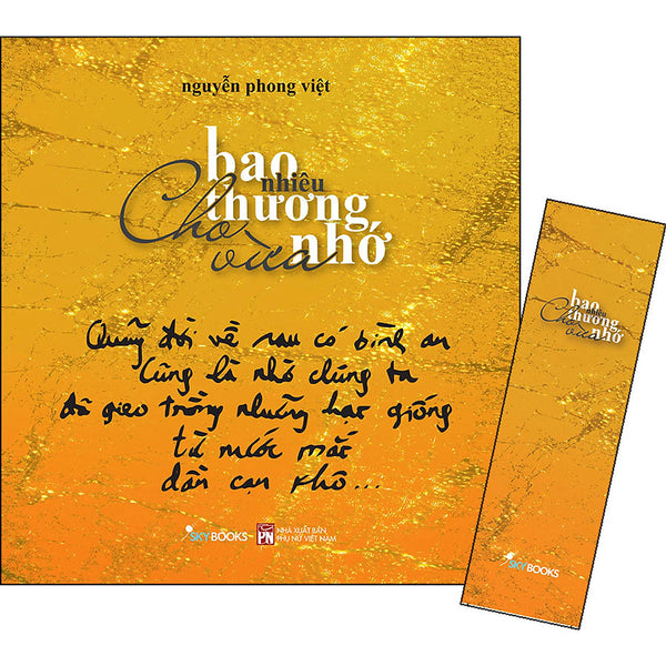 Bao Nhiêu Thương Nhớ Cho Vừa - Thơ (Tặng Kèm Bookmark)