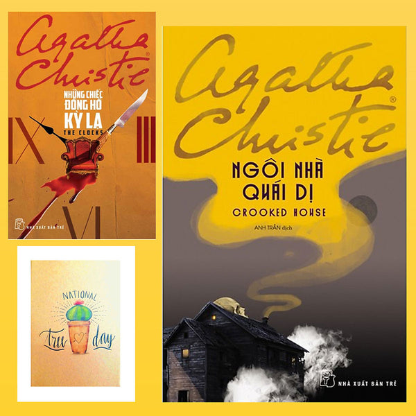 Combo Agatha Christie : Những Chiếc Đồng Hồ Kỳ Lạ Và Ngôi Nhà Quái Dị ( Tặng Kèm Sổ Tay Xương Rồng)