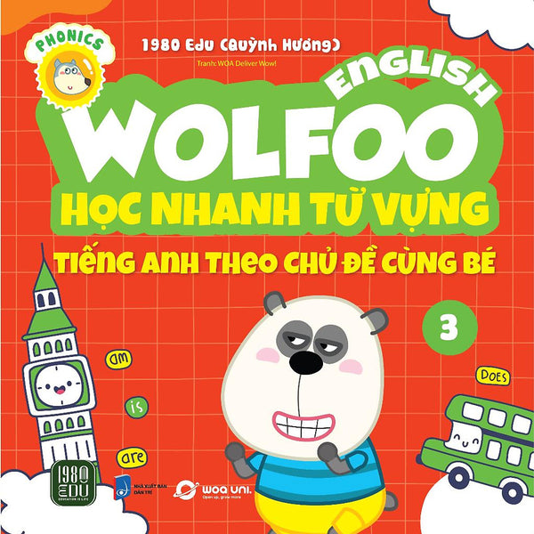 Sách - Wolfoo English – Học Nhanh Từ Vựng Tiếng Anh Theo Chủ Đề Cùng Bé 3