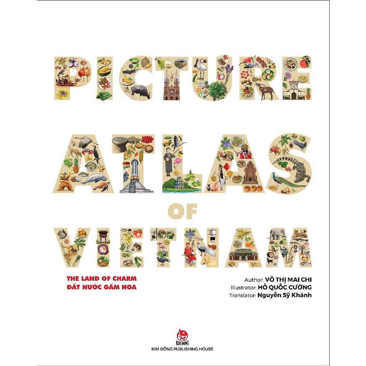 Truyện The Land Of Charm - Picture Atlas Of Vietnam - Đất Nước Gấm Hoa (English Version)  - Bản Quyền