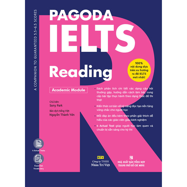 Pagoda Ielts Reading (Bao Gồm Sách Bài Học)
 Và Sách Đáp Án)