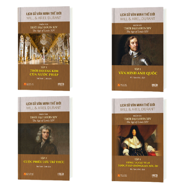 [Coupon 20K Đơn 299K] Lịch Sử Văn Minh Thế Giới - Phần Viii - Thời Đại Louis Xiv (Bộ 4 Cuốn)