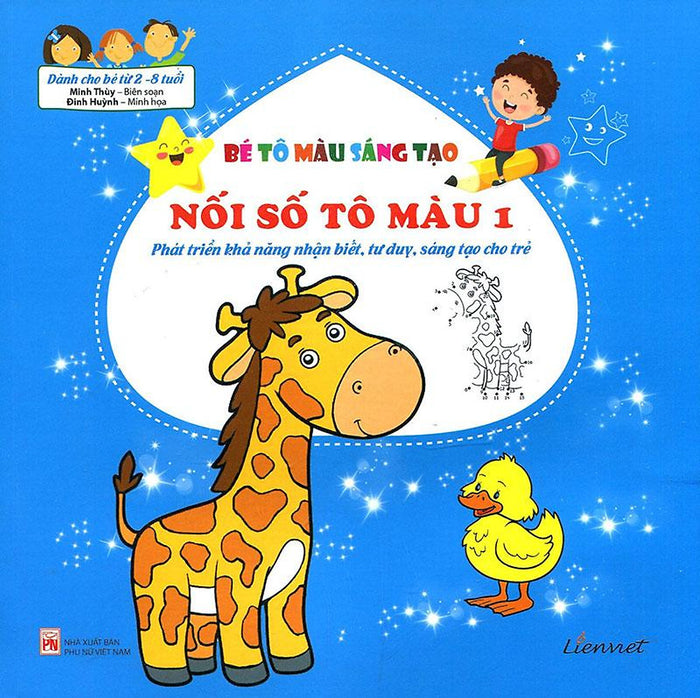 Bé Tô Màu Sáng Tạo - Nối Số Tô Màu 1