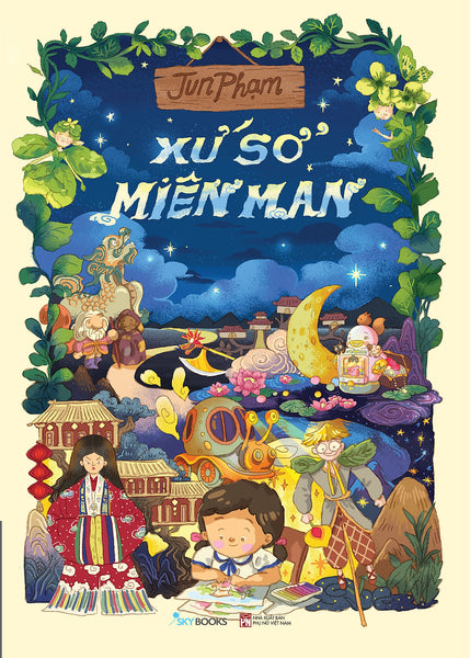 (Minh Hoạ Màu) Xứ Sở Miên Man - Jun Phạm - Skybooks - Az Việt Nam