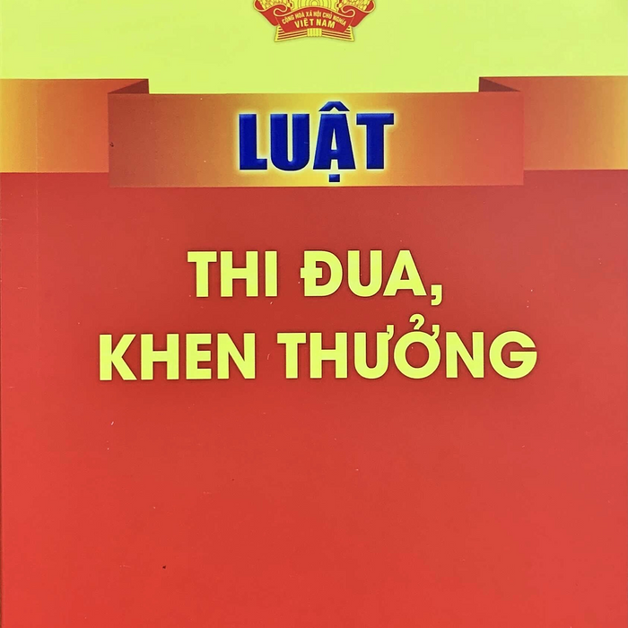 Sách Luật Thi Đua, Khen Thưởng