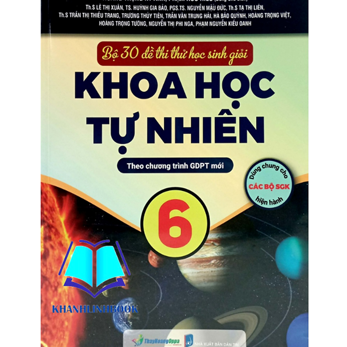 Sách Bộ 30 Đề Thi Thử Học Sinh Giỏi Khoa Học Tự Nhiên 6 (Theo Chương Trình Giáo Dục Phổ Thông Mới)