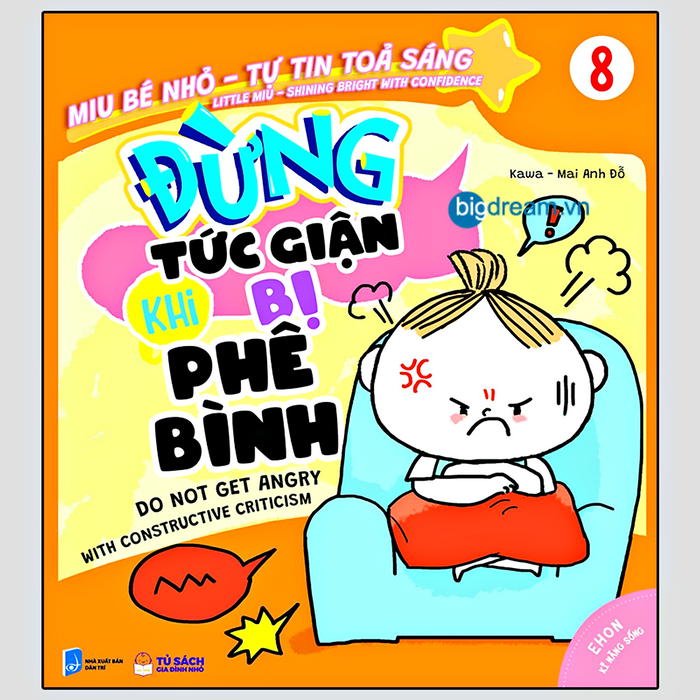 Ehon Song Ngữ Miu Bé Nhỏ Tự Tin Tỏa Sáng - Đừng Tức Giận Khi Bị Phê Bình - Miu Miu Tự Lập Ehon Kỹ Năng Sống