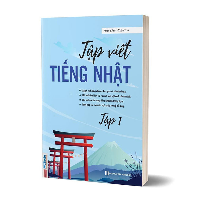 Sách Tập Viết Tiếng Nhật - Tập 1 - Mcbooks - Bản Quyền