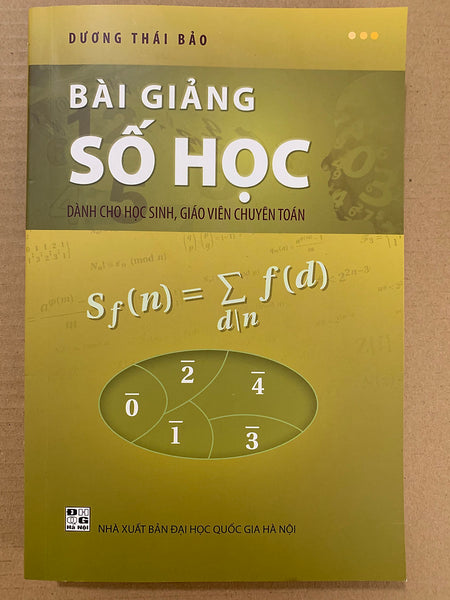 Bài Giảng Số Học ( Dành Cho Hs, Giáo Viên Chuyên Toán)