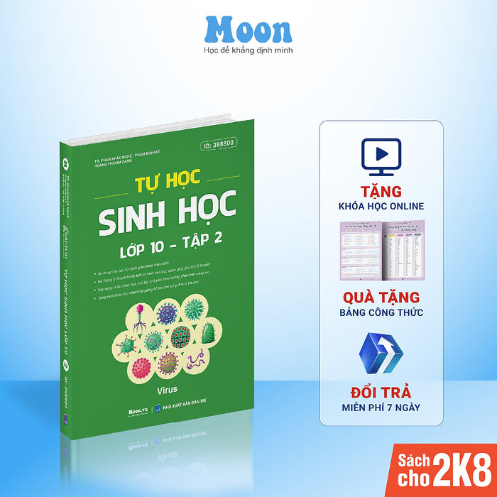 Sách Id Tự Học Sinh Học Lớp 10 Thầy Phan Khắc Nghệ Moonbook