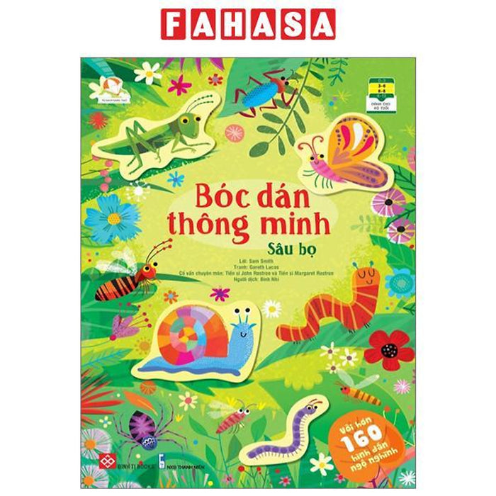 Bóc Dán Thông Minh - Sâu Bọ (Dành Cho Trẻ Từ 3-8 Tuổi)