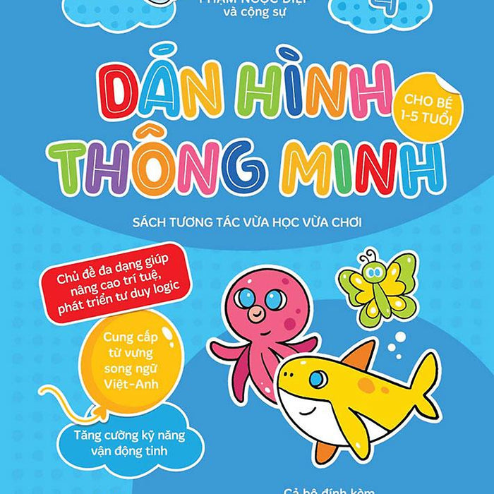 Dán Hình Thông Minh Cho Bé 1-5 Tuổi - Tập 4