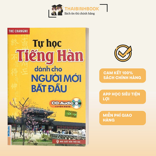 Sách Tự Học Tiếng Hàn Cho Người Mới Bắt Đầu - Học Kèm App Online