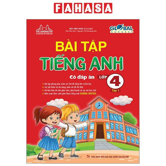 Global Success - Bài Tập Tiếng Anh Lớp 4 - Tập 1 - Có Đáp Án