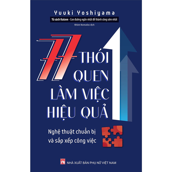 Tủ Sách Kaizen - 77 Thói Quen Làm Việc Hiệu Quả: Nghệ Thuật Chuẩn Bị Và Sắp Xếp Công Việc Con Đường Ngắn Nhất Để Thành Công Sớm Nhất